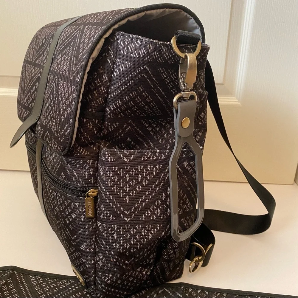 JJ Cole Backpack Diaper Bag With No Slip Grips - Picture 3 of 11